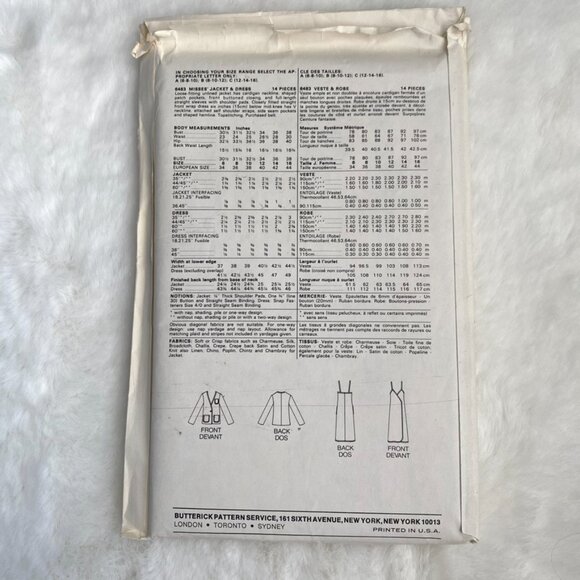 2 Butterick Sewing Patterns - Picture 3 of 5